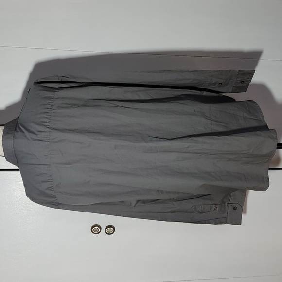 Marc Ecko- Mens cut & Sew Button down Shirt Gray Sz.XXL - Picture 3 of 8